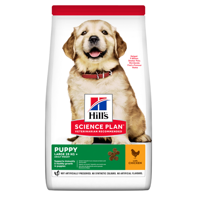 Hill's Science Plan Puppy Large tørfoder hunde med kylling – 14,5