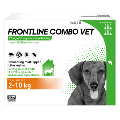 Frontline - loppemiddel til 2-10 kg